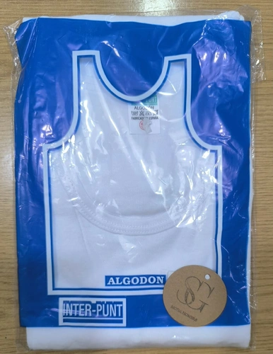 Camiseta interior tirantes blanca