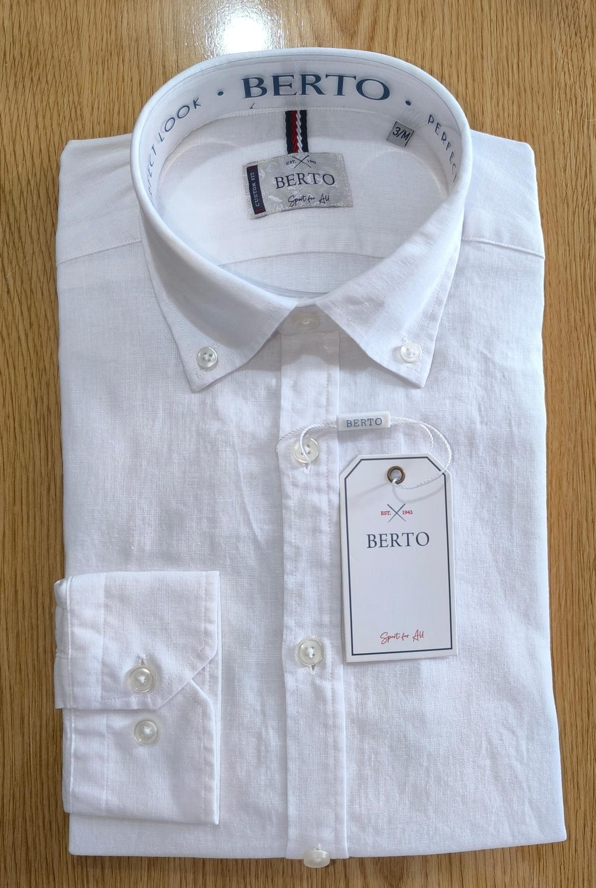 Camisa Lino Blanca