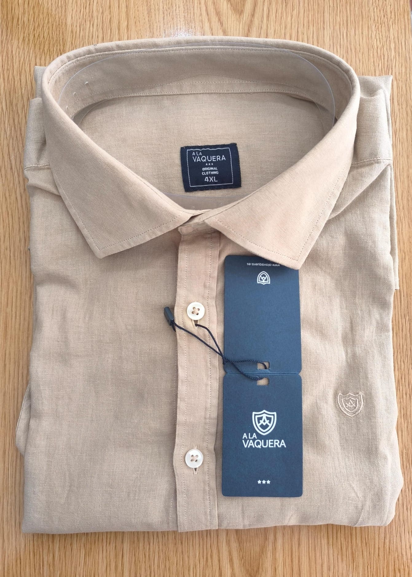 Camisa Lino Tierra