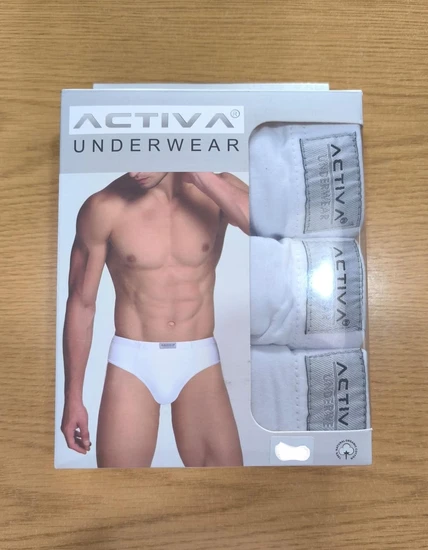 Slips Pack 3 unds Lisos Blanco 100% Algodon