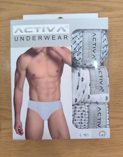 Slips Pack 3 Blancos Estampados